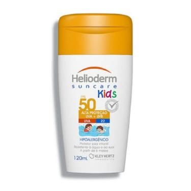 Imagem de Protetor Solar Helioderm Kids Hipoalergênico FPS50 120mL