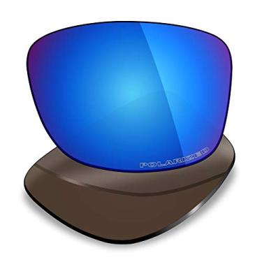 Imagem de Mryok Lentes de reposição para Oakley Jupiter Squared OO9135 / Jupiter Carbon OO9220 - Opções, Anticorrosão da água do mar, polarizada - azul gelo, One Size
