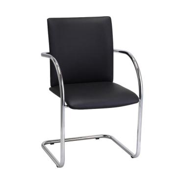 Imagem de Cadeira Estofada 354-X Preta Criativa