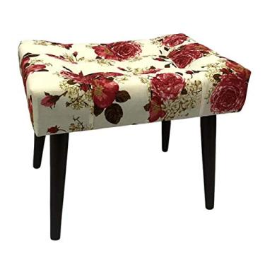 Imagem de Puff Capitonê Luxo Rosa Imperial Impermeável