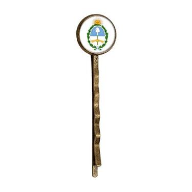 Imagem de Buenos Aires Argentina Emblema Nacional Retrô Metal Hair Bobby Pin Headwear