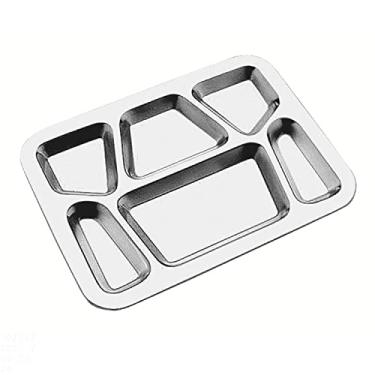 Imagem de Bandeja Tramontina Service em Aço Inox com 6 Divisórias
