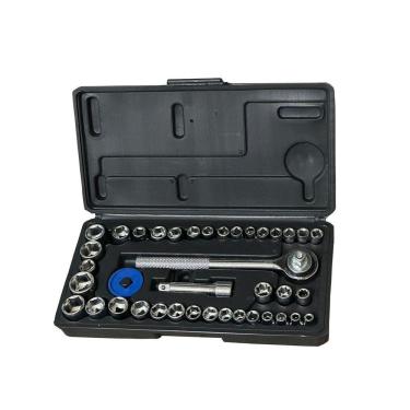 Imagem de Jogo De Soquete Sextavado Acompanha Chave Catraca 40 Peças