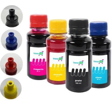 Imagem de Kit 4 Tintas Compatível Impressora L4260 340ml Inova Ink