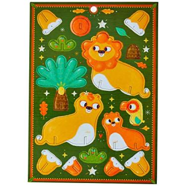 Imagem de Krooom Personagens 3D Leões Laranja