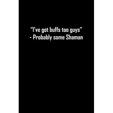 Imagem de I've got buffs too guys: Lined notebook