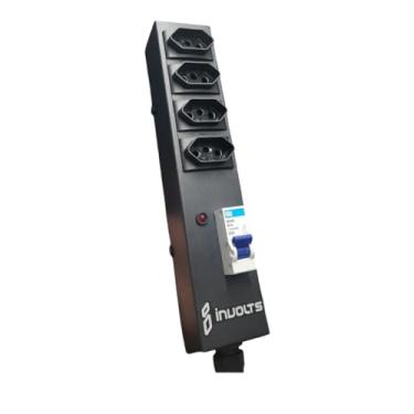 Imagem de Filtro De Linha Profissional 20A 4 Tomadas e Disjuntor Microondas Air Fryer Serra Makkita Forno Elétrico Aspirador de Pó