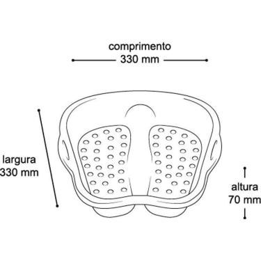 Imagem de Bacia Para Pés Pedicure Spa Relaxamento Escalda Pés Limpeza