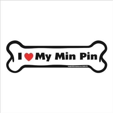 Imagem de Imagine This Ímã Bone Car, I Love My Min, 5 cm por 19 cm