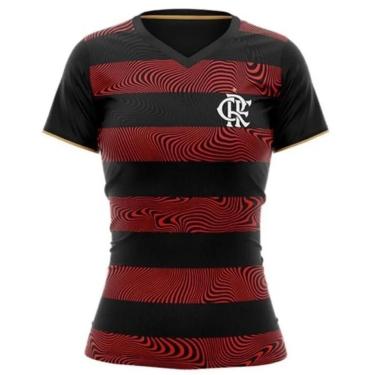 Imagem de Camisa Braziline  Flamengo Brains Feminino-Feminino