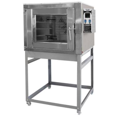Imagem de Forno Turbo Elétrico Metvisa 5 Esteiras 150 Litros 9000W Monofásico 127V FTE150220M60