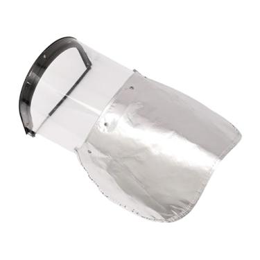 Imagem de Esquirla Proteção facial de soldagem, resistente ao fogo, capa protetora facial, folha de alumínio, cobertura térmica para fabricação de metal cerâmico, 5MM