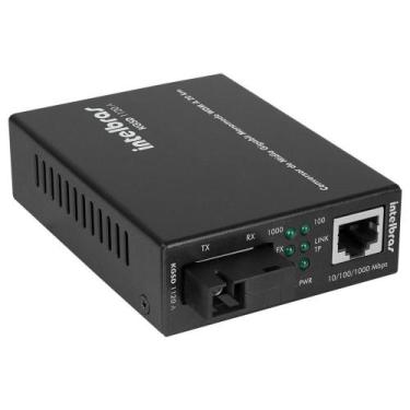 Imagem de Conversor de midia intelbras kgsd 1120a gigabit ethernet monomodo 20 k