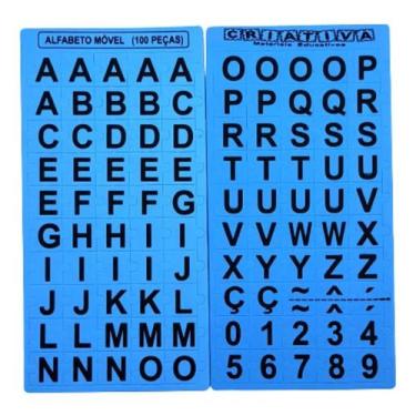 Imagem de Alfabeto Móvel De 100 Peças - Criativa Educativos