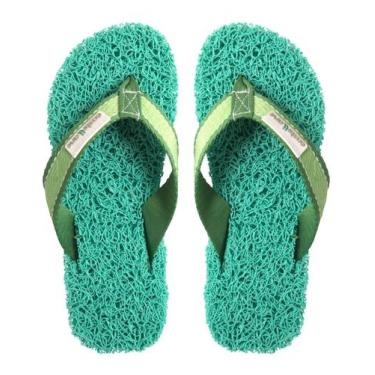 Imagem de Chinelo Sport Fascite Plantar Castellane Feminino, Verde piscina, 37/3