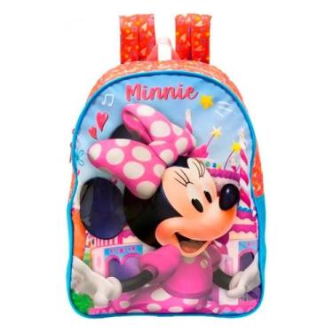 Imagem de Mochila Escolar Costas Minnie Mouse Infantil - Xeryus