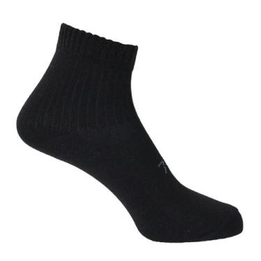 Imagem de Kit 03 Pares Meia Esportiva Cano Curto Tbl - T-SOCKS , 33 ao 37, Preto