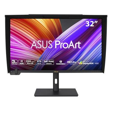 Imagem de ASUS Monitor profissional ProArt Display 81.3 cm 4K HDR Mini-LED (PA32UCXR) – UHD (3840 x 2160), colorímetro motorizado integrado, Dolby Vision, 99% Adobe RGB, 97% DCI-P3, ΔE<1, Thunderbolt 4, 3 anos