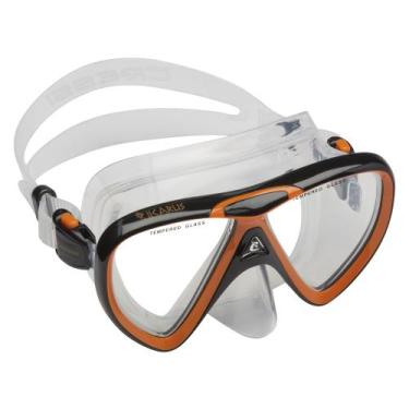 Imagem de Máscara de Mergulho Cressi Ikarus Pro, Laranja