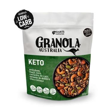 Imagem de Granola Australian Keto Vegana, Zero Açúcar, Sem Glúten Hart's Natural