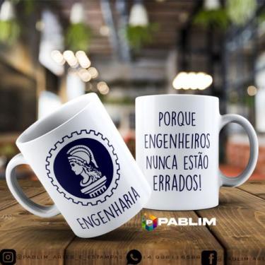 Imagem de caneca tema profissão Engenharia - Biona