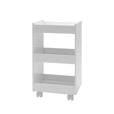 Imagem de Mesa Auxiliar Manícure Pedicure Bancada Apoio Clínica Estética Porta E