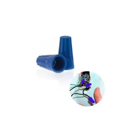 Imagem de Conector Isolante Elétrico Para Fios P2 Azul - Mark