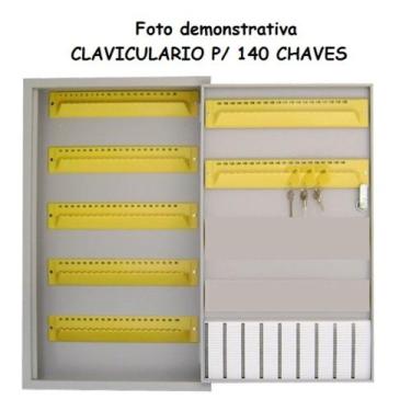 Imagem de Claviculario p/ 140 chaves - PONTUAL Med: 40cm x 65cm x 09cm