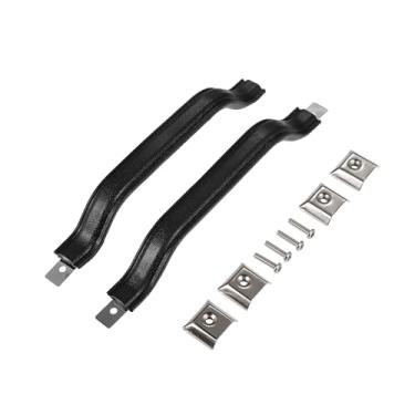 Imagem de Hihaha Kit de alça de puxador de porta 55009801K para Jeep Wrangler 1976-1986 para Jeep Wrangler YJ 1987-1995 / Kit de alça interna dianteira esquerda direita / ferro durável / 2 conjuntos