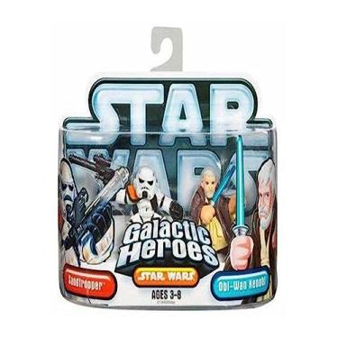 Imagem de Hasbro Star Wars Galactic Hero Sandtrooper & Ben Kenobi