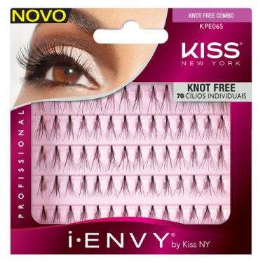 Imagem de Cílios Postiços Kiss NY - I-Envy Individual Sem Nó, Multi-Pack