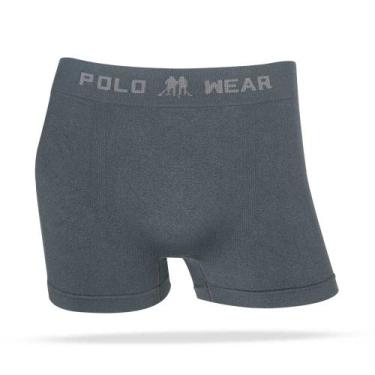 Imagem de Cueca Boxer Premium Lisa CHUMBO Tamanho G Polo Wear
