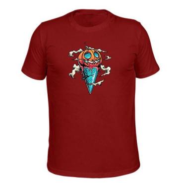 Imagem de Camiseta T-Shirt Tecido Macio Estampada Casquinha - Surprass, Bordô, M