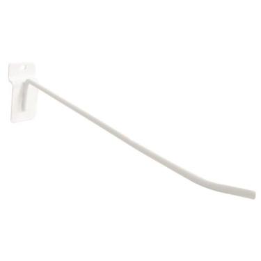 Imagem de Kit com 50 Gancho Expositor P/ Painel Canaletado 20cm Branco - Bedetti