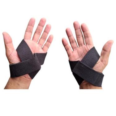 Imagem de 2 Talas Strap Hand Grips Para Treino Musculação em Academia ou Barras 