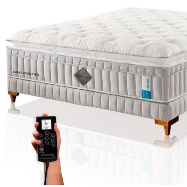 Imagem de Colchão SMART POCKET GEL - LATEX com cobre e MOLAS - Latex Foam, King 