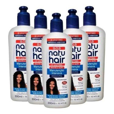 Imagem de Kit Com 5 Natuhair S.o.s Manutenção Intensiva 300 Ml Skafe