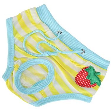 Imagem de Fraldas de Mini Porco Com Estampa de Morango – Calças Fofas de Treinamento para Penico Em Branco, Vermelho, Amarelo e Rosa – Fraldas Coloridas de Porco para Animais de Estimação