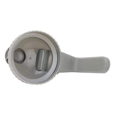 Imagem de Serve para frascos Mason Jar de boca larga com tampa flip top Mason Mason Jar tampas com alça firme e à prova de boca larga outros utensílios de cozinha e Áries (cinza)