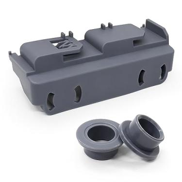 Imagem de Showingo WD28X27241 Kit de suporte de rack e rolo de lava-louças compatível com GE/Haier/Hotpoint conjunto de rodas inferiores para lava-louças substituição para WD12X10439, WD12X10446, WD12X10447 (1