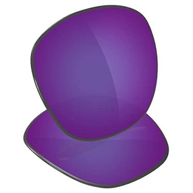 Imagem de Galvanic Lentes de reposição para óculos de sol Oakley Latch OO9265 | Latch Asian Fit (AF) OO9349 - Violeta polarizado