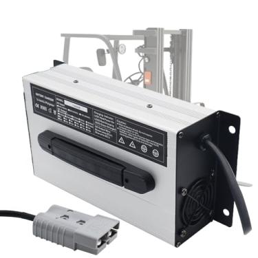 Imagem de Carregador de bateria para empilhadeira, carregador de bateria de chumbo-ácido 48V 20A, com plugue Anderson 120A/175A/350A para empilhadeira elétrica, paleteira, carrinho de golfe,48v 20a,350A