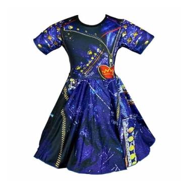 Imagem de Fantasia Descendentes Infantil Vestido Evie P 2-4