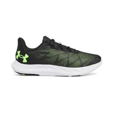 Imagem de Under Armour Tênis masculino Charged Speed Swift, (005) Preto/Preto/Verde Hyper, 38