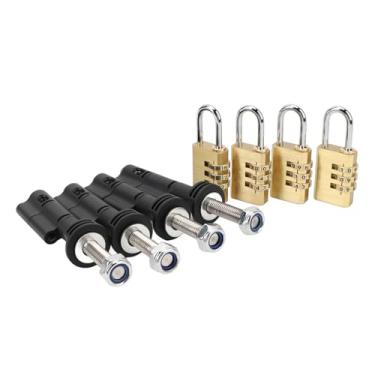 Imagem de Conjunto de Pinos de Montagem da Placa de Tração Kit de Pinos de Montagem da Placa de Tração para Travamento contra Roubo Se Encaixa Nas Placas de Tração de Recuperação Maxtrax