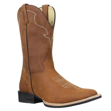 Imagem de Bota Masculina Marrom Bico Quadrado Jácomo 37515