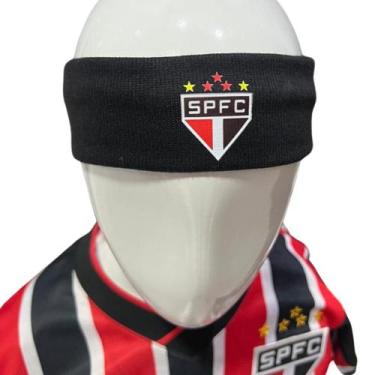 Imagem de Kit 2 Faixa Testeira Jogador Tricolor São Paulo - RF SPORTS, Branco, P