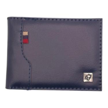 Imagem de Carteira Masculina com Flip, material sintético e Proteção RFID - Prát