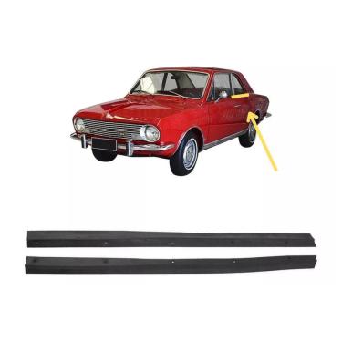 Imagem de Par Pestana Externa Janela Traseira Corcel 1 1969 à 1977