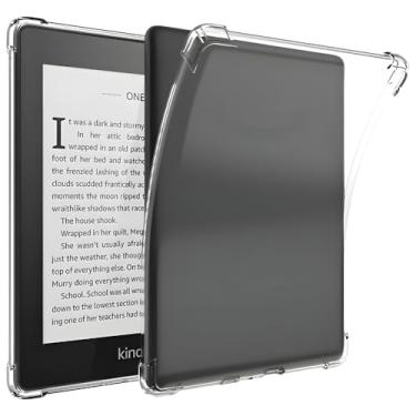 Imagem de Capa Para Kindle Paperwhite 12ª Geração e Kindle Colorsoft 7 Polegadas (SA569P, SA568B, SA58CB, SA59CP) - Transparente + Película Protetora